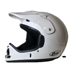 H774001m Zamp Racing Snell Dot White Helmet Size Small