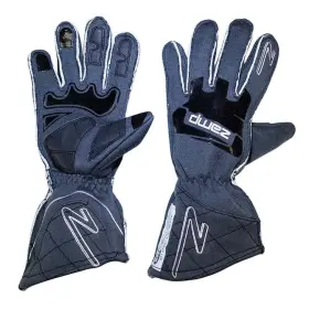 Rg10015l Zamp Zr-50 Driving Gloves - Sfi 3.3/5 Double Layer Gray Large