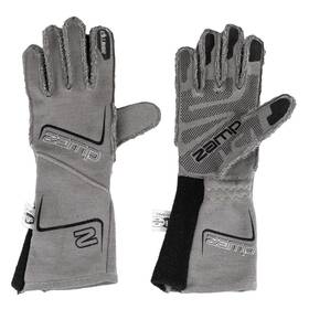 Zamp Rg500152xl Zr-70 Sfi 3.3/5 Race Gloves Gray 2x-large