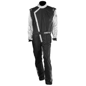 Ro7c152xl Zamp - Zr-40 Sfi-5 Auto Racing Suit Black/silver/2x-large Used