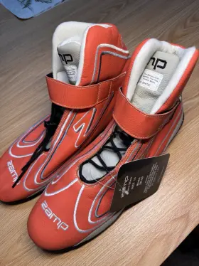 Rs003c0213 Zamp Zr-50 Auto Racing Shoes Red Size 13 Sfi 3.3/5