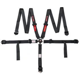Zhharn09s003 Zamp Race Seat Harness Youth Black 2 Inch 5 Point Sfi 16.2 - Cam Lock
