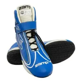 Zhzr50rsbl Zamp - Zr-50 Sfi-5 Auto Racing Blue Shoes Sfi Rated Nomex Dirt Track Karting