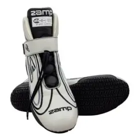 Zhzr50rsg Zamp - Zr-50 Sfi-5 Auto Racing Gray Shoes Sfi Rated Nomex Dirt Track Karting
