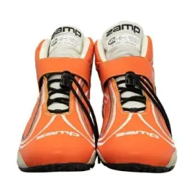 Zhzr50rsno Zamp Zr-50 Sfi-5 Auto Racing Neon Orange Shoes Sfi Rated Nomex Dirt Track