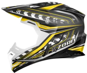 521-137 Zoan Synchrony Mx Me Graphics Helmet X-large Black/yellow