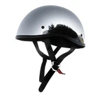 Skid Lid Original Half Helmet - Dot Approved Chrome Adult Size Large New. Price: $110.99.