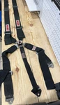 Simpson 5 Point Black Harness - Camlock 29116P Used. Price: $150.00.