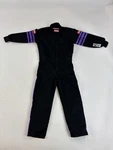 Open Box Racequip 1950595 PRO-1 Driving Suit Kids Large Black/purple Trim New. Price: $87.99.