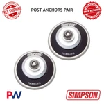 Simpson Racing Post Anchors Pair Helmets #pahaksah New. Price: $104.88.