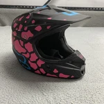 Fox Racing V1 Helmet Pink Womens Full Face Large 59-60CM Dot Ece Mx Mtb Bike Used. Price: $89.93.