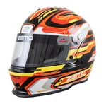 Zamp H753C4256, RZ-42Y Youth Helmet, 56CM, Black/red/orange, Snell CMR2016 New. Price: $269.95.