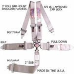 Rjs Racing Sfi 16.1 Cam Lock Pt Harness Roll Bar Mount Gray 1032507 New. Price: $185.89.