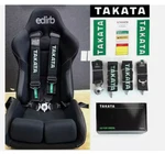 Takata Race 4 Point Snap-on 3" Racing Seat Belt Harness Camlock Black Colour Dhl New. Price: $89.90.