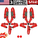 2 Set 5 Point Cam Lock Racing Harness Seat Belts For Can-am Polaris Atv Kart Red New. Price: $104.49.