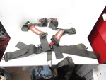 Racequip Black 5 Point Seat Belts Demo Derby Atv Simpson Impact Used. Price: $40.00.