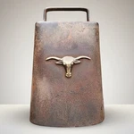 Western Cow Bell With Steer Head New. Price: $29.99.