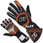 K1 23 Flex Series Nomex Racing/karting Gloves Sfi 3.3/5 Large Black/orange New. Price: $115.99.