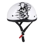 Biker's Choice Skid Lid Original Born Wild Helmet - White 2XL 649505 New. Price: $76.36.