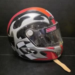 Pyrotect SA2000 Racing Helmet Small Fiberglass Dot Auto Race Visor Graphics Used. Price: $90.00.