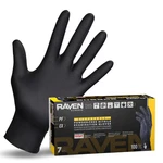 Safety 66520 Raven Powder-free Disposable Black Nitrile 7 Mil Gloves, Xxl New. Price: $26.99.