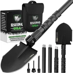 Rhino Usa Survival Shovel W/pick - Heavy Duty Carbon Steel Military Entrenching New. Price: $62.83.