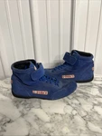 Vtg G-force Racing Gear Mens Blue Size 9 1/2 Driving Shoes Mid-top Boots #11038 Used. Price: $46.19.