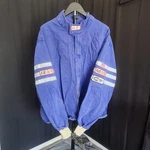 Vintage Rjs Racing Fire Jacket Blue White Arm Stripes Sfi Approved Proban/banox Used. Price: $75.88.