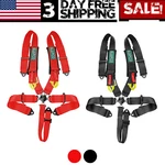 5 Point Racing Harness Camlock Quick Release Safety Seat Belt Black/red Atv Utv New. Price: $58.99.