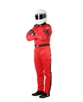 Racequip One Piece Multi Layer Fire Suit Red Xl Sfi 3.2A / 5 Rated 120016RQP New. Price: $219.95.