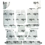 Flatline Barriers TABT4013 Floor Insulation And Sound Dampening Kit 1973-1980 Ch New. Price: $219.99.