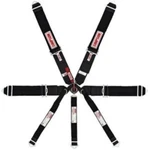 Simpson Safety 29115BK 7-POINT Drag Camlock Harness, Pull Up Black New. Price: $367.74.