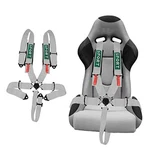 5-POINT Racing Safety Harness Set Sfi With Ultra Comfort Heavy Duty Silver New. Price: $88.30.