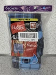 Hanes Pack Men's Cool Comfort Boxer Briefs Sz 32-34" Blue/navy RN15763 New. Price: $19.99.