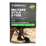 Rhino Usa Military Style Etool With Pick And Storage Bag Folding Survival Shovel New. Price: $40.45.