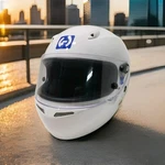 Hjc Motorsports AR10 Ii Full Face Helmet White Clear Visor Size Large Clean Pre-owned. Price: $265.00.