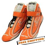 Zamp RS003C0810 Size Neon Orange ZR-50 Mid-top Driving Shoes New. Price: $117.55.
