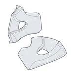 Simpson Mbcplg Mod Bandit Helmet - Cheek Pads Large Black Pair New. Price: $23.03.