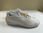Puma Porsche Turbo Mesh White Yellow Top Sneakers Driving Athletic Shoes 7.5 Pre-owned. Price: $49.99.