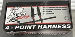 Aces Racing Four Point Harness W/ Ez Buckle Technology E4 Certified Open Box New. Price: $60.00.