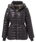 Jessica Simpson Women's Black Shiny Packable Hooded Puffer Jacket, S, Nwt New. Price: $73.99.
