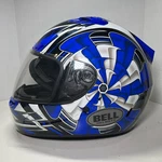 Bell Vortex Full Face Motorcycle Helmet Xl White Blue Graphic Dot Snell M2010 Pre-owned. Price: $99.99.