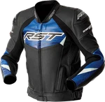 Rst 103635BLU-50 Tractech Evo D3O Leather Motorcycle Jacket, Black/blue, Size 3X New. Price: $429.99.