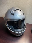 Nolan N100E Solid Platinum Motorcycle Helmet Size Medium Pre-owned. Price: $55.00.