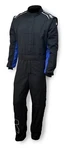 Impact 23011806 Axis 2.4 Driving Suit Black Blue 3X-LARGE 1-PIECE Nomex Sfi New. Price: $667.95.