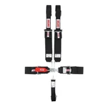 Simpson 29063BKH Latch & Link 5-POINT Safety Harness Pull-down Lap Belt Black New. Price: $161.95.