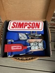 Simpson Safety 29043BL 5-POINT 55" Sport Latch And Link Harness, Blue New. Price: $65.00.
