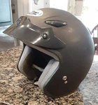 Zamp Motorcycle Helmet Open Face Visor Flat Black Dot, Large Pre-owned. Price: $15.00.