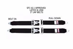 Rjs Racing Sfi 16.1 Latch & Link 3" Lap Belts Black Pair 50502 15001901 New. Price: $118.98.