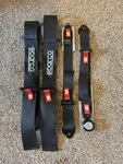 Sparco Competition Harness 4-POINT 3IN/2IN Fia Approved 04716M1NR New. Price: $150.00.